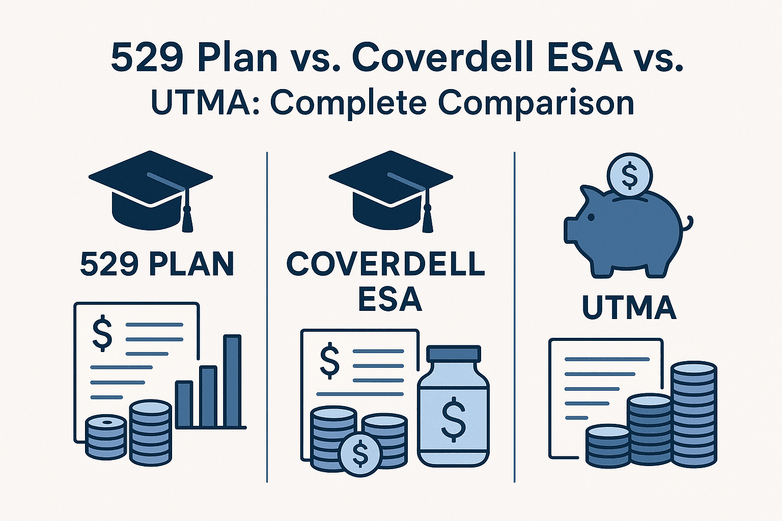 529 Plan vs. Coverdell ESA vs. UTMA: Complete Comparison - Featured image