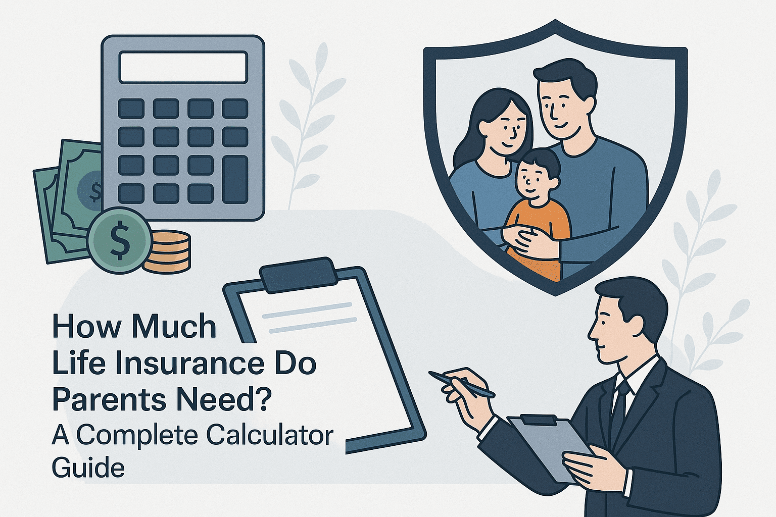 How Much Life Insurance Do Parents Need? Complete Calculator Guide - Featured image