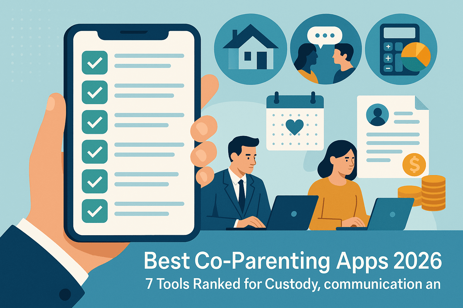 Best Co-Parenting Apps 2026: 7 Tools Ranked for Custody, Communication, and Expenses - Featured image