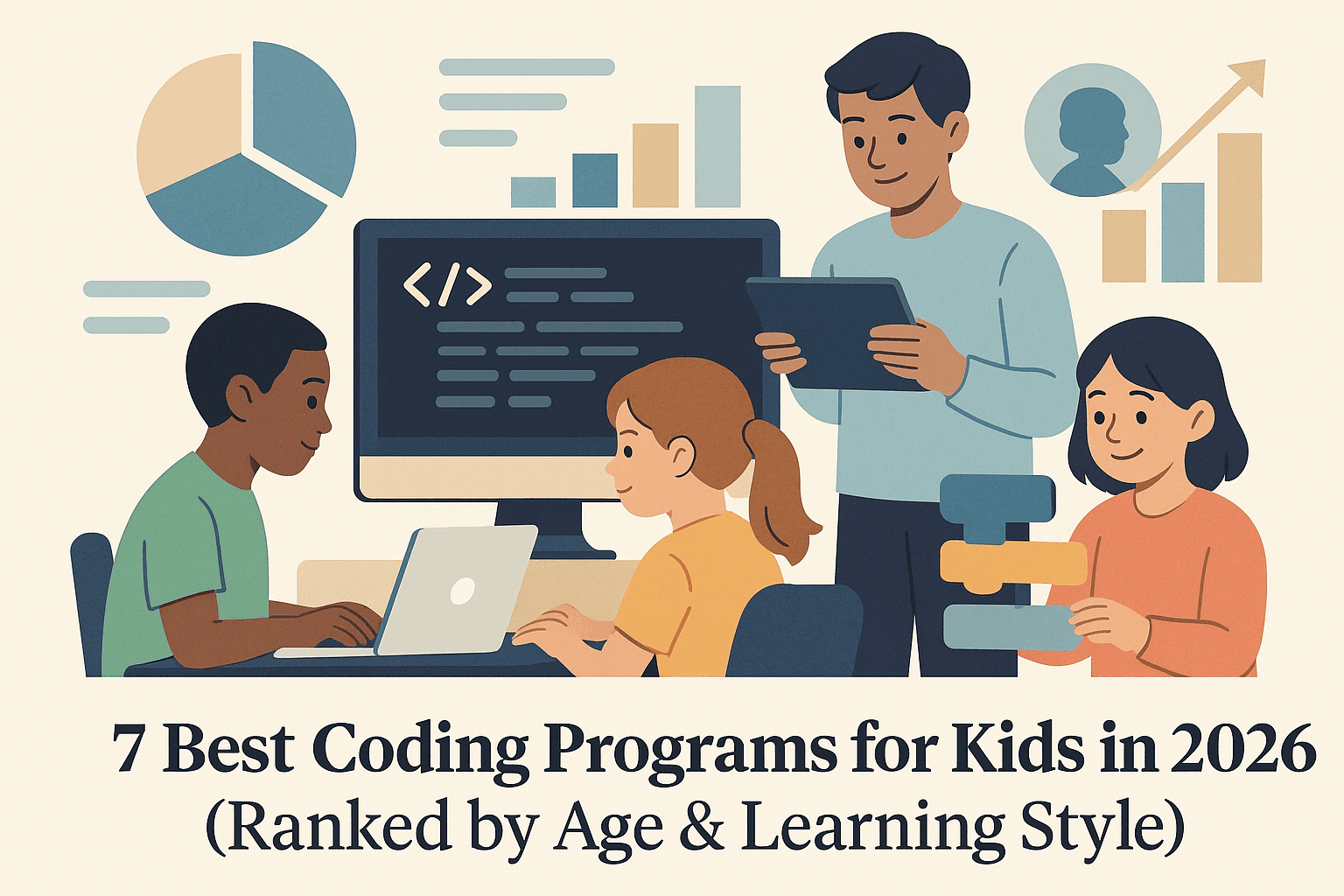 7 Best Coding Programs for Kids in 2026 (Ranked by Age & Learning Style) - Featured image