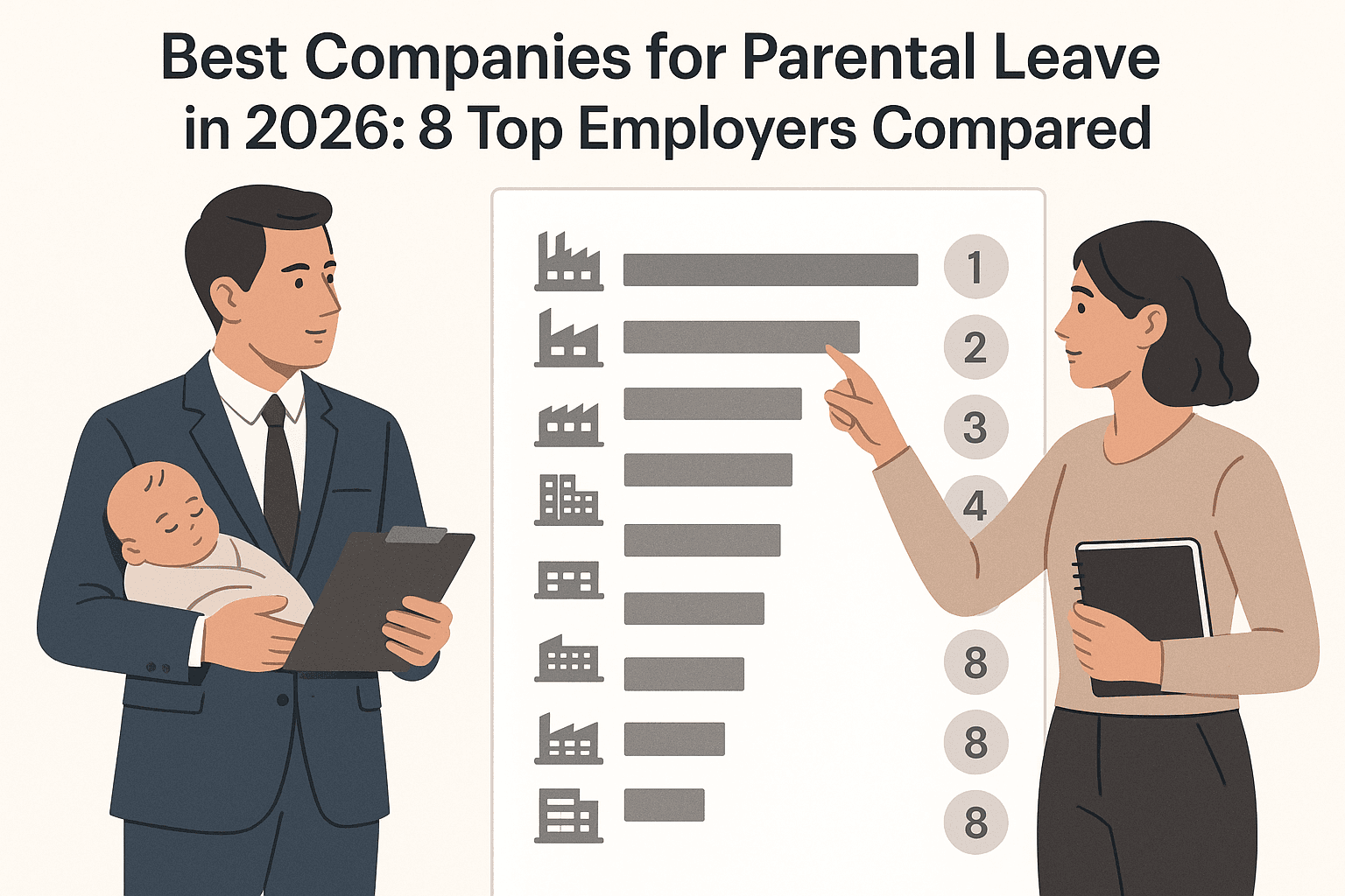 Best Companies for Parental Leave in 2026: 8 Top Employers Compared - Featured image